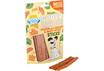Good Boy Superliciouschicken Broccoli & Sweet Potato Sticks 100g Good Boy Superliciouschicken Broccoli & Sweet Potato Sticks 100g
