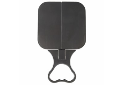 Upper Canada Folding Travel Mirror Black 23cm Upper Canada Folding Travel Mirror Black 23cm