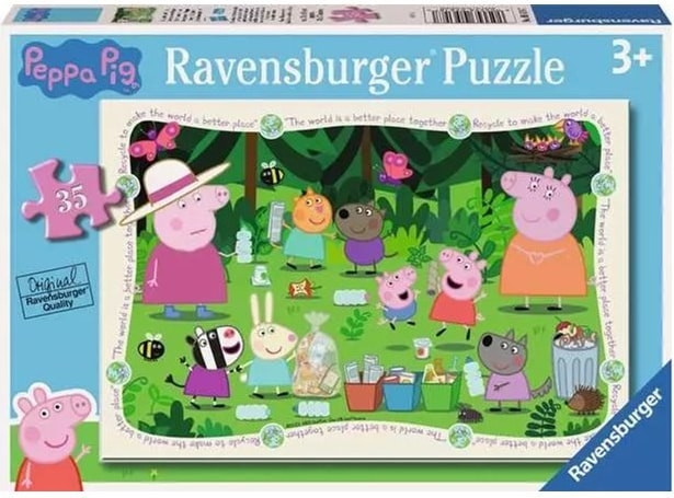 Ravensburger Peppa Pig Recycle Together! 35pc Puzzle (5618)