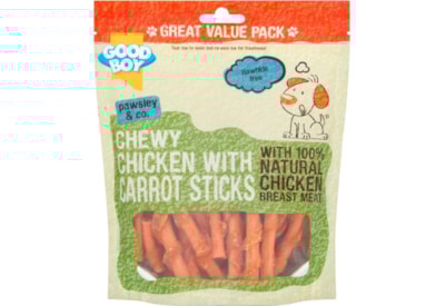 Good Boy Chewy Chicken with Carrot Sticks Dog Treats 320g Good Boy Chewy Chicken with Carrot Sticks Dog Treats 320g