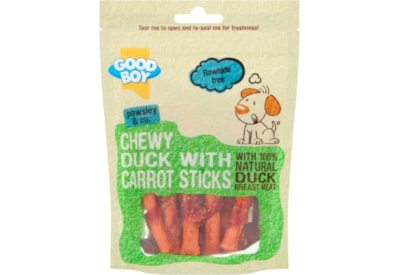 Good Boy Chewy Duck with Carrot Sticks Dog Treats 90g Good Boy Chewy Duck with Carrot Sticks Dog Treats 90g