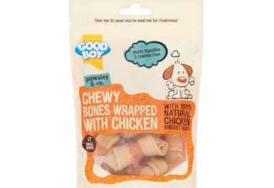 Good Boy Mini Chewy Bones Wrapped with Chicken 7 Pack (05786)