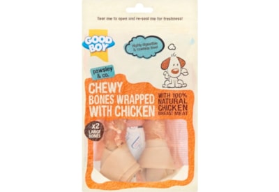 Good Boy Large Chewy Bones Wrapped with Chicken 2 Pack (05787)