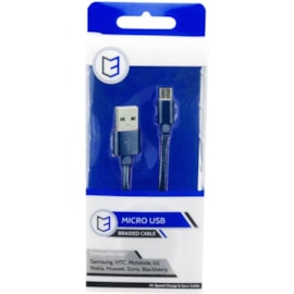 C3 Usb - Micro Usb Braided Cable Blue 1m C3 Usb - Micro Usb Braided Cable Blue 1m