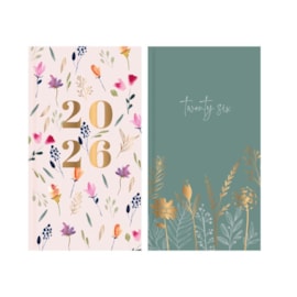 Bee Floral Slim Diary Wtv Bee Floral Slim Diary Wtv