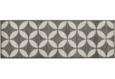 Jvl Fiora Machine Washable Runner Pewter Jvl Fiora Machine Washable Runner Pewter