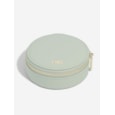 Stackers Travel Jewellery Box Round Sage Green Stackers Travel Jewellery Box Round Sage Green