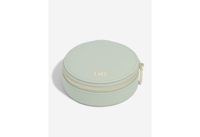 Stackers Travel Jewellery Box Round Sage Green Stackers Travel Jewellery Box Round Sage Green