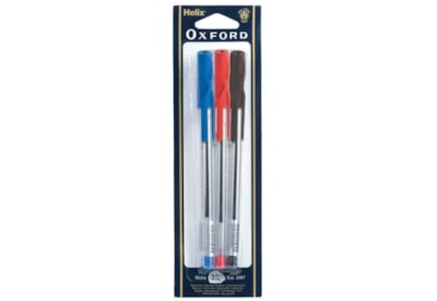 Helix Oxford Stick Pen Asst 6S