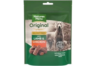 Natures Menu Real Meaty Lamb & Chicken Treats 120g Natures Menu Real Meaty Lamb & Chicken Treats 120g