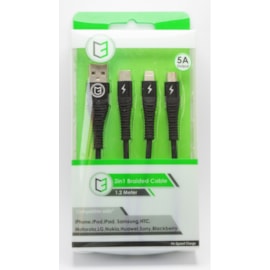 C3 Braided Universal Charger Lead 1.2m C3 Braided Universal Charger Lead 1.2m