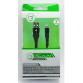 C3 Braided Usb - iphone Lightening Cable Black 2m C3 Braided Usb - iphone Lightening Cable Black 2m