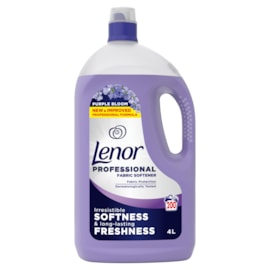 Lenor Professional Fabric Softener Purple Bloom 4ltr Lenor Professional Fabric Softener Purple Bloom 4ltr