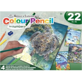 Royal Brush Colour By Pencil Activity Set Turtles (AVS/CPN201)