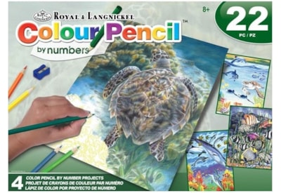 Royal Brush Colour By Pencil Activity Set Turtles (AVS/CPN201)