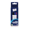 Just Stationery Dry Wipe Board Markers 4s