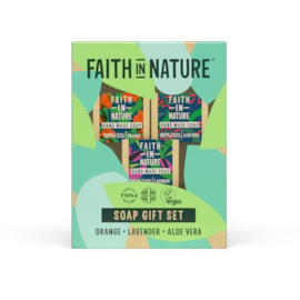 Xystos Faith In Nature Soap Gift Set x 3 (100019820701)