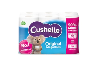Cushelle Original Mega 12 Roll = 18 Roll Cushelle Original Mega 12 Roll = 18 Roll