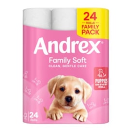 Andrex Toilet Roll P O A R White 24s Andrex Toilet Roll P O A R White 24s