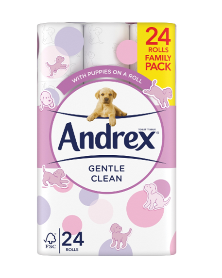 Andrex Toilet Roll P O A R White 24s (10049)