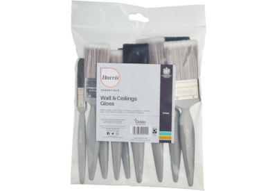 Harris Essentials Flat Paint Brush Set 10pk (101011007)