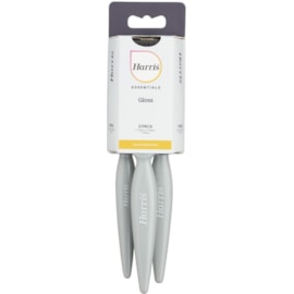 Harris Essentials Gloss Flat Paint Brush Set 3pk (101021004)
