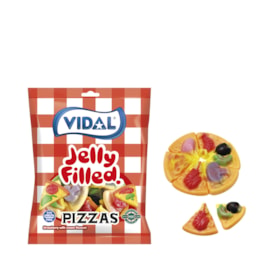 Vidal Jelly Filled Pizzas Bag 90g Vidal Jelly Filled Pizzas Bag 90g