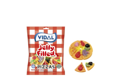 Vidal Jelly Filled Pizzas Bag 90g Vidal Jelly Filled Pizzas Bag 90g