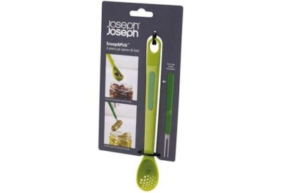 Joseph Joseph Scoop & Pick Green 2pc Antipasti Set Joseph Joseph Scoop & Pick Green 2pc Antipasti Set
