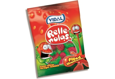 Vidal Jelly Filled Strawberries Bag 90g (1010485)