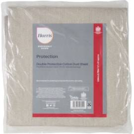 Harris Seriously Good Cotton Rich Dust Sheet 3.6x2.75m Harris Seriously Good Cotton Rich Dust Sheet 3.6x2.75m