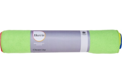 Harris Seriously Good Microfibre Cleaning Cloths 5pk Harris Seriously Good Microfibre Cleaning Cloths 5pk