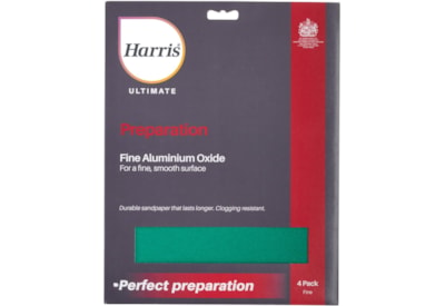 Harris Ultimate Aluminium Oxide Paper Fine 4pk Harris Ultimate Aluminium Oxide Paper Fine 4pk