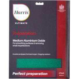 Harris Ultimate Aluminium Oxide Paper Medium 4pk Harris Ultimate Aluminium Oxide Paper Medium 4pk