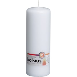 Bolsius 200mm x 70mm White Pillar Candle (CN5537)