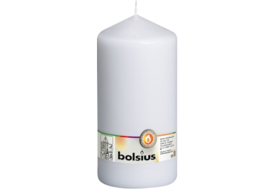Bolsius Pillar Candle White 200mm x 98mm Bolsius Pillar Candle White 200mm x 98mm