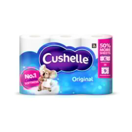 Cushelle Original Toilet Roll 6pk Cushelle Original Toilet Roll 6pk