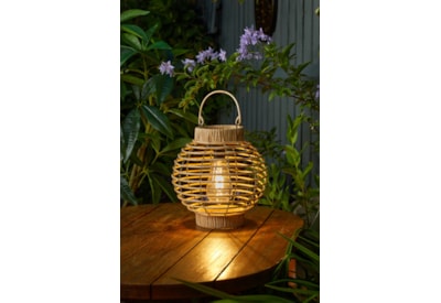 Smart Garden Terra Faux Rattan Natural Lantern Smart Garden Terra Faux Rattan Natural Lantern