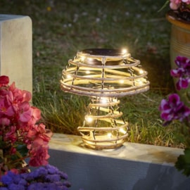 Solar Lamp Glowcap Rattan Mushroom Solar Lamp Glowcap Rattan Mushroom