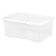 Wham Crystal Box & Lid Clear 45ltr Wham Crystal Box & Lid Clear 45ltr