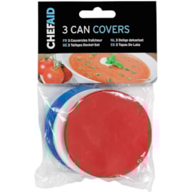 Chef Aid Can Covers x 3 7.5cm Chef Aid Can Covers x 3 7.5cm