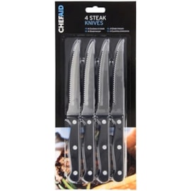 Chef Aid Set Of 4 Steak Knives Chef Aid Set Of 4 Steak Knives