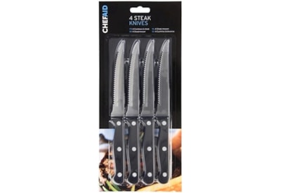 Chef Aid Set Of 4 Steak Knives Chef Aid Set Of 4 Steak Knives