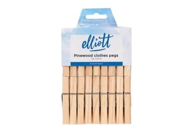 Elliots Pinewood Clothes Pegs 36s (10F30572)
