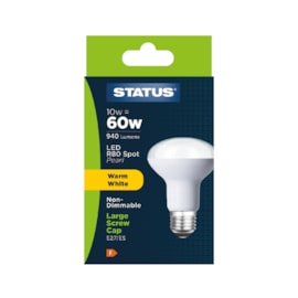 Status 10W Led E27 R80 Warm White Bulb
