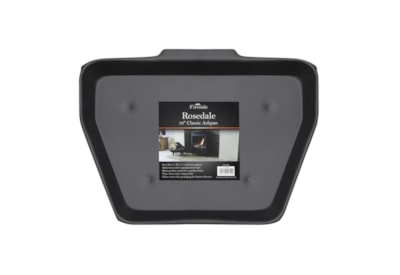 Jvl Rosedale 16in Classic Ashpan Blk Jvl Rosedale 16in Classic Ashpan Blk