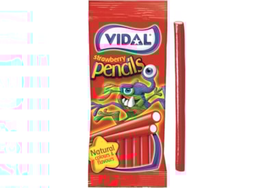 Vidal Strawberry Pencils Bag 90g Vidal Strawberry Pencils Bag 90g