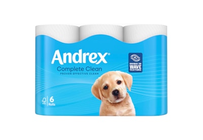 Andrex Toilet Roll Classic Clean White 6 Rolls