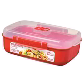 Sistema Microwave Heat & Eat Rectangle Box 1.25l Sistema Microwave Heat & Eat Rectangle Box 1.25l