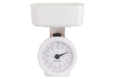 Salter Orb Mechanical Kitchen Scale White Salter Orb Mechanical Kitchen Scale White